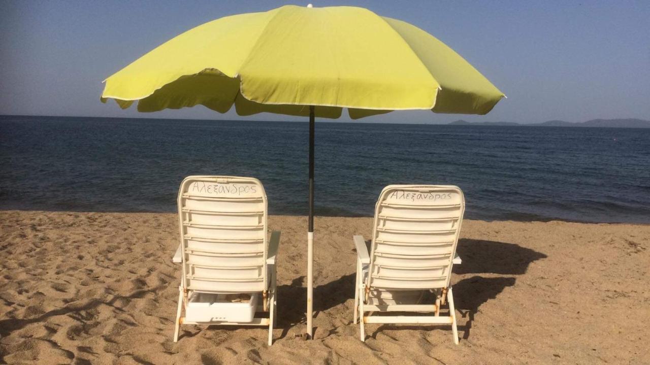 Katevi Luxury Seafront Villa Ierissos Exteriör bild
